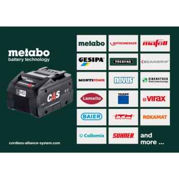 Metabo BS 18 L SET, Mob i l e  Werkstatt, 2 x 2,0 Li-Power Akkus, Schnellladegerät, mit viel Zubehör, 74 teilig!